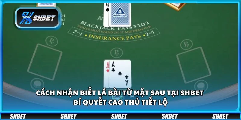 Cách nhận biết lá bài từ mặt sau tại Shbet - Bí quyết cao thủ tiết lộ
